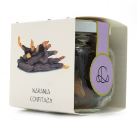 Naranja Confitada y Chocolate Negro. 80 gr