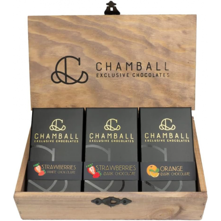 3 Cajas Bombones Chamball Fruits Selection